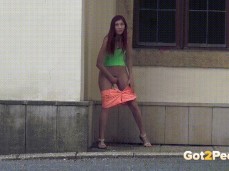 Peeing side of building gif