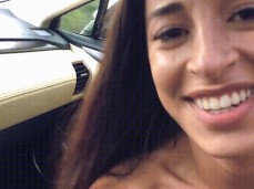 pov roadhead gif