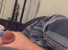 Cum from stroking my cock gif