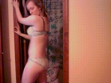 cute amateur teases in underwear gif