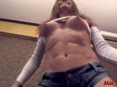 Fit abs jumping gif