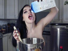 Milk and tits gif