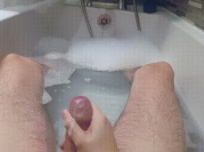 Ropes of cum shooting from my hard cock gif