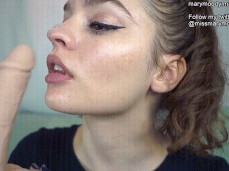 suck dildo gif