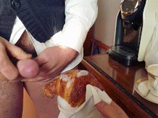 Cum on food