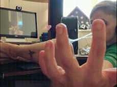 Wet fingers gif