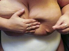 bbw wife teases with her huge tits gif
