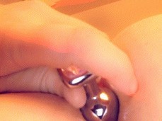 inserting buttplug gif
