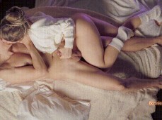 kissing handjob gif