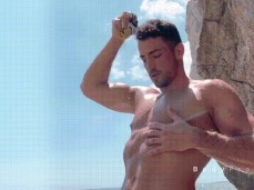 sexy man on beach gif