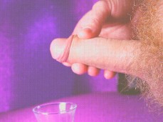 Really hard cock dick  with ice cold brick gif