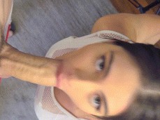 pov babe blowjob tru kait gif