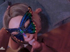 Cum in mouth of blonde ! Cumshot! gif