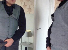 beefy Brazilian kneading his bulge 0043-1 3 eye contact gif