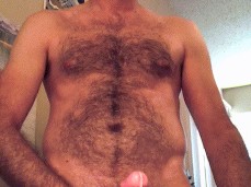 hung, hairy-chested mattress40 shoots a big load 0433 1 eye contact cum gif