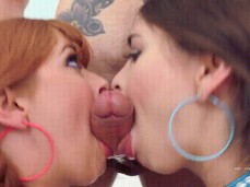double blowjob gif