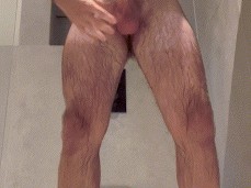 beefy, built, hairy-chested, hairy-legged Hraiy shows off boner 0013-1 1 gif