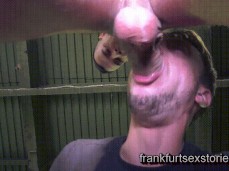 huge cock sucking, view from below 0829 9 gif
