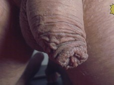 close-up of a soft, uncut cock 0004-1 2 gif