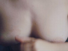 Lily wants her boyfriend to come on her tits gif