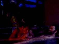 milf hot tub sensual blowjob gif