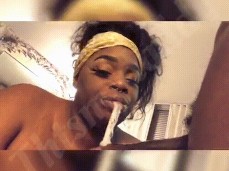 Ebony BJ gif