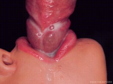 MOUTH made You CUM in CONDOM and BROKE IT! CUM in MOUTH gif