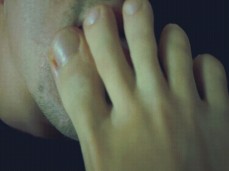 I suck my sweaty toes gif