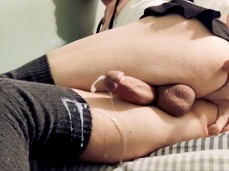 hands free cumshot gif