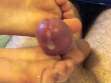 footjob cum gif