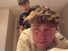 taking a big white cock from my bro