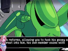 Slime Monster takes it deep in the ass (Furry) gif